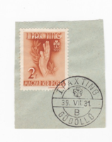 I. PAXTING Gödöllő 1939. - első napi bélyegzés