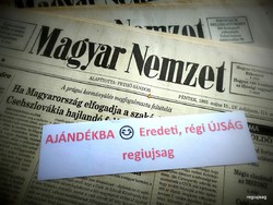 1972 March 22 / Hungarian nation / original newspaper for birthday. No.: 21659