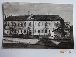 Régi postatiszta képeslap: Tata, Állami Kórház (1959)