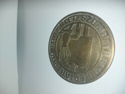 Szombathely Picture Gallery Association, bronze commemorative medal, 105 mm, 219 gr