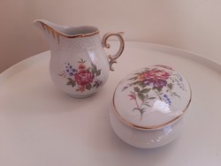 Ravenclaw patterned porcelain bonbonnier and spout