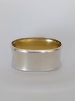 Ezüst art-deco szalvéta gyűrű
