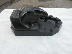 Gummon art deco vinyl elephant ashtray