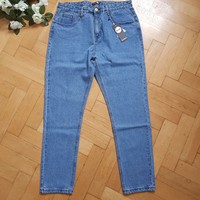 New, 40/m high-waisted jeans, trousers