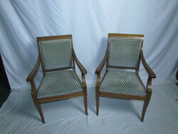 2 antique classicist style chairs
