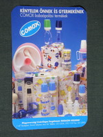 Card calendar, magazine holding, comox baby care products, Budapest, 1999, (6)