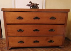 Art deco dresser with beautiful copper handles