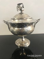 Silver empire sugar bowl - Caspar Duncker, Prague, 1808 - e003