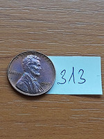 Usa 1 cent 1947 bronze, eared, lincoln 313