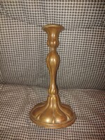 21 cm high, antique bronze candle holder