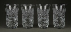 1Q312 polished glass crystal glass set 4 pieces