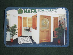 Card calendar, nafa window and door cooperative, big trouble, door, window, 2000, (6)