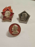 Lenin badges - badges 3 pcs