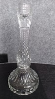 Glass candle holder 22 cm, base diameter: 10 cm, in good condition, flawless