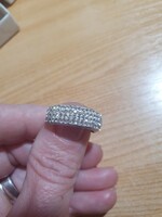 Sok apró köves ezüst gyűrű