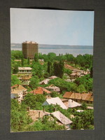 Képeslap, Balatonalmádi, látkép részlet