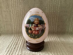 Hummel Goebel "Favorite Pet" 1993  jelzett porcelán tojás