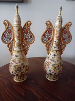 A pair of Zsolnay vases