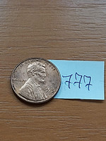 Usa 1 cent 1975 abraham lincoln, copper-zinc 777