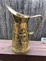 Copper embossed English spout