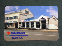 Card calendar, suzuki car, ilosfai dealership, service, Pécs, 2000, (6)