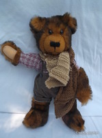 Teddy bear - 40 x 30 cm - soft - plush - new - exclusive - German - flawless