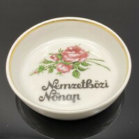 Hollóháza porcelain bowl - international women's day