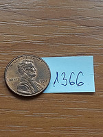 Usa 1 cent 1994 / d, abraham lincoln, zinc copper plated 1366