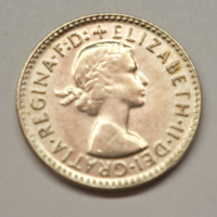 Australia ii. Elizabeth 500 silver 3 pence 1960. (H/36)