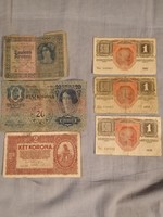Vienna crown banknotes