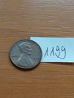 Usa 1 cent 1975 d, abraham lincoln, copper-zinc 1199