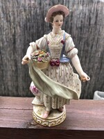 Meissen porcelain figurine of a gardener