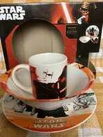 Disney star wars plate mug tableware promotional item in original box