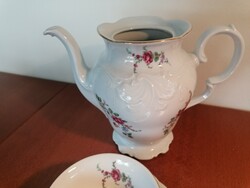 Pink, baroque Polish coffee and tea spout, set for replacement