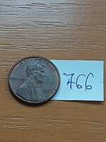 Usa 1 cent 1973 abraham lincoln, copper-zinc 766