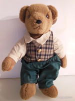 Teddy bear - sunkid - 34 x 20 cm - with tag - plush - from collection - German - exclusive - flawless