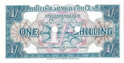 1 shilling 1944 3. széria UNC Anglia Katonai Military