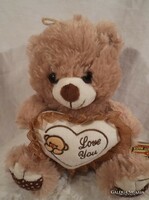 Teddy bear - 24 x 23 cm - very soft - plush - brand new - exclusive - German - flawless