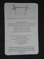 Card calendar, híd real estate agency, Pécs, 2001, (6)