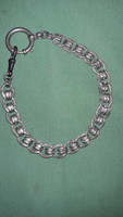 Vintage vastag réz lánc, nagy és különleges lánc szemekkel akár karlánc 28 cm a képek szerint