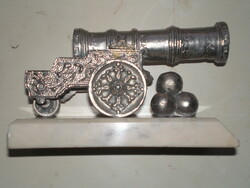 RARE! RUSSIAN CZAR CANNON, METAL SCULPTURE, from the 1950s-60s, Model. RARITY.