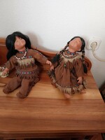 Rare, original Native American porcelain dolls