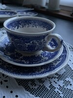 Willeroy & Boch kék Burgenland, csésze szett és sütis tányér