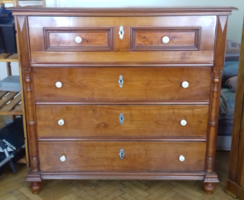 Restored antique Biedermeier chest of drawers