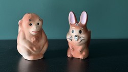 Ceramic bushings with animal figures