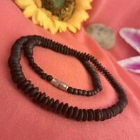 Old lava stone string of beads