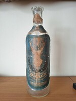 St. Hubertus liquor bottle with braun embossing 1 liter