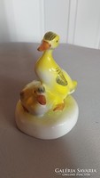 Aquincum porcelain figurine pair of ducks