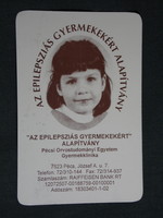 Card calendar, pote children's clinic, Pécs, foundation for children with epilepsy, 2001, (6)