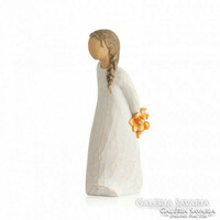 New! Willow tree figurine statue with flower 